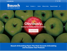 Tablet Screenshot of bauschpaper.com